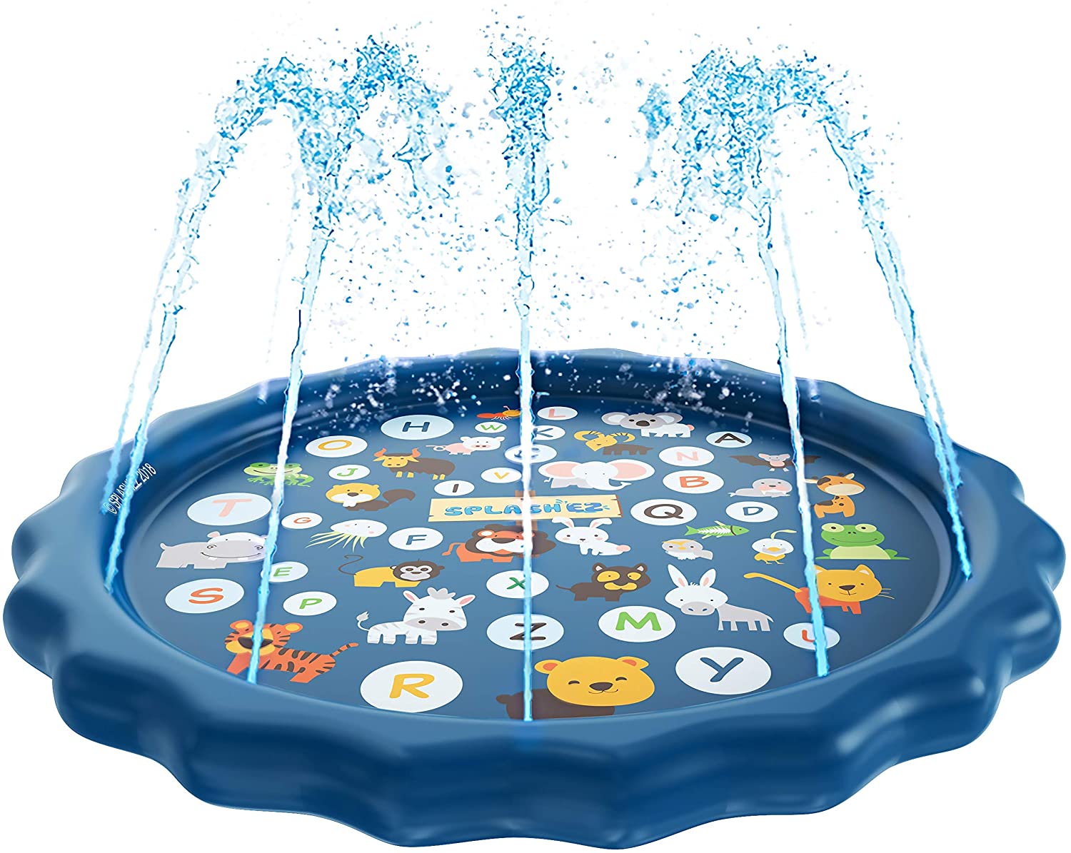 Details about   Large Kids Inflatable Water Spray Pad Sprinkler Mat Round Water Splash Play Pool 