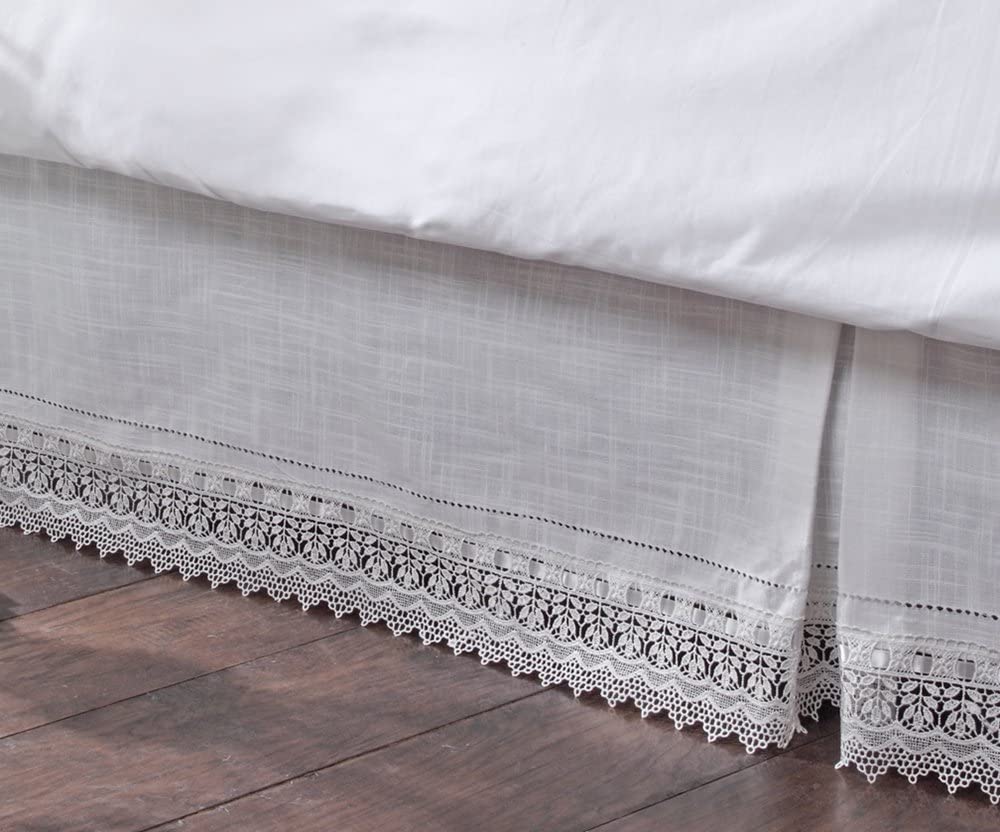 Stylemaster Lace Detail Bed Skirt