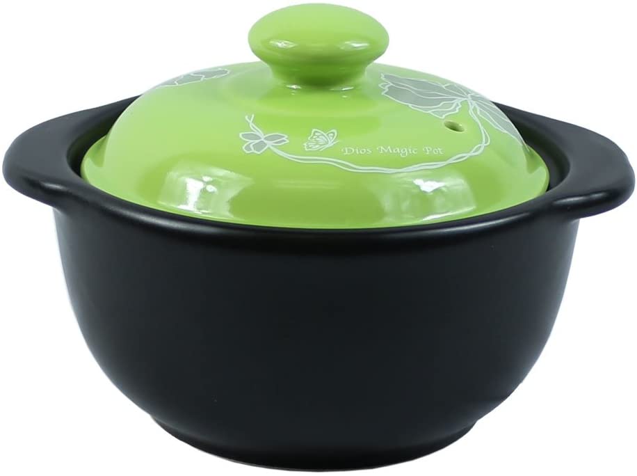 The Elixir Eco Green Stovetop Korean Cooking Stone Bowl