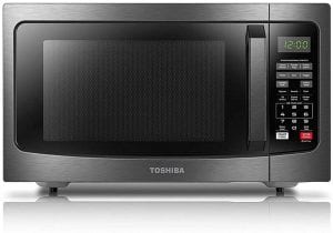 Toshiba EM131A5C-BS ECO+Mute Digital Portable Microwave Oven, 1100-Watt