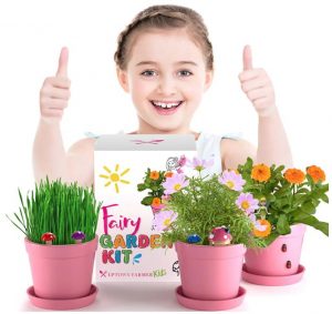 Uptown Farmer Kids Non-Toxic Fairy Herb Garden Kit