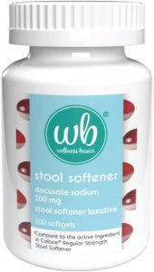 Wellness Basics Docusate Sodium Laxative Stool Softener