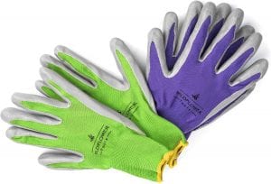 WILDFLOWER Tools Chemical Protection Gardening Gloves, 2-Pair