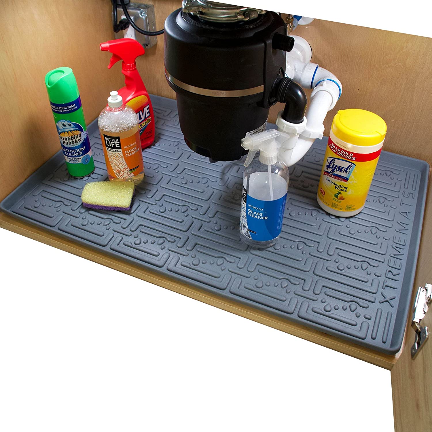 Xtreme Mats Under Sink Protecting Shelf Liner, 34×22-Inch