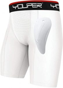 Youper Athletic Support Compression Shorts