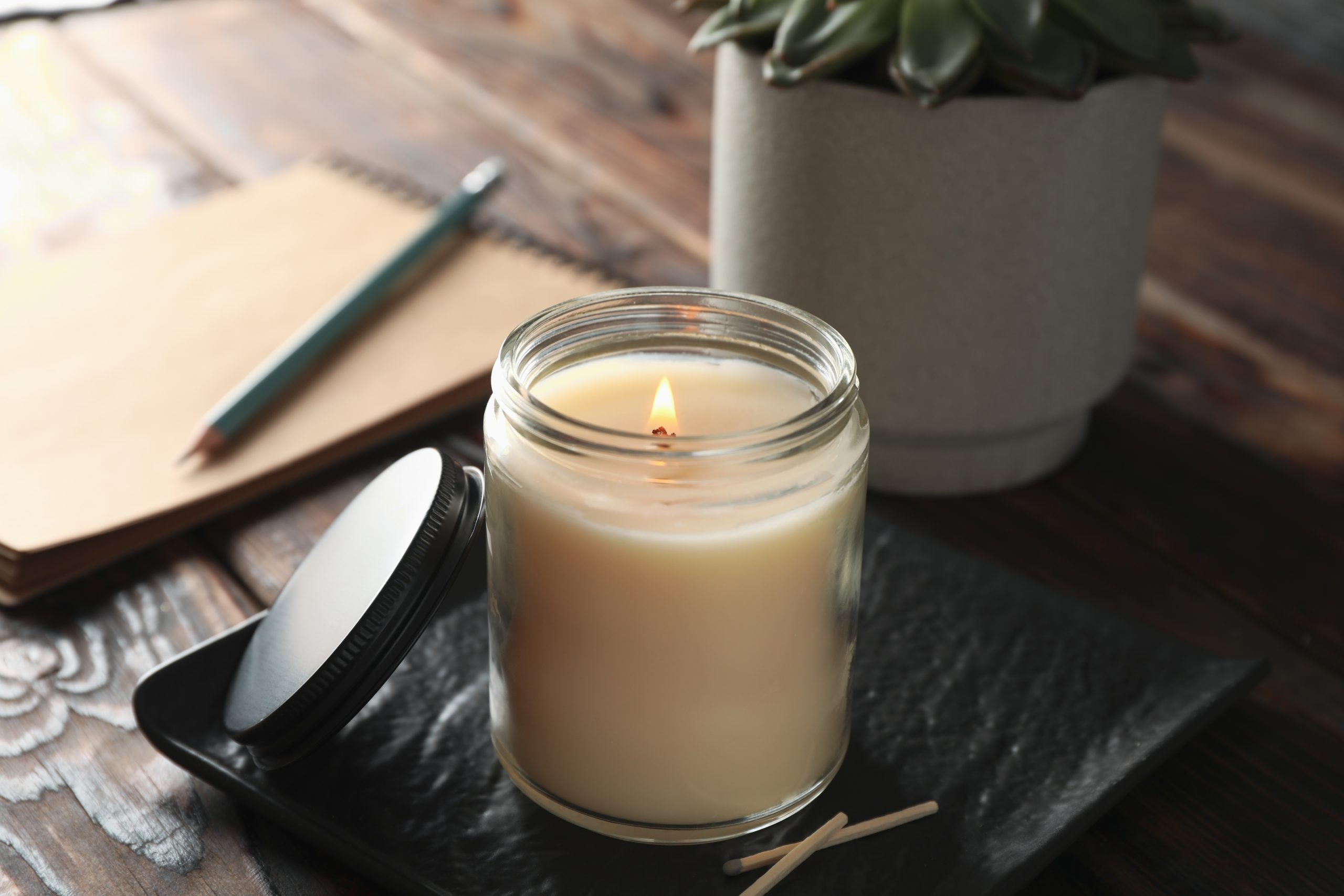 Homemade Soy Candles with Essential Oils - The House & Homestead