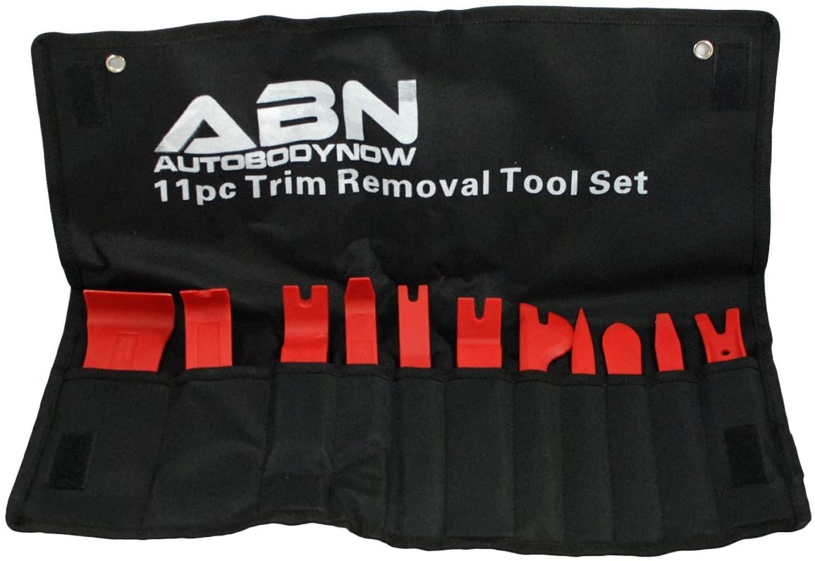 ABN Premium Auto No Scratch Trim Removal Tool Kit, 11-Piece