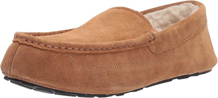 Amazon Essentials Leather Moccasin Men’s Slippers