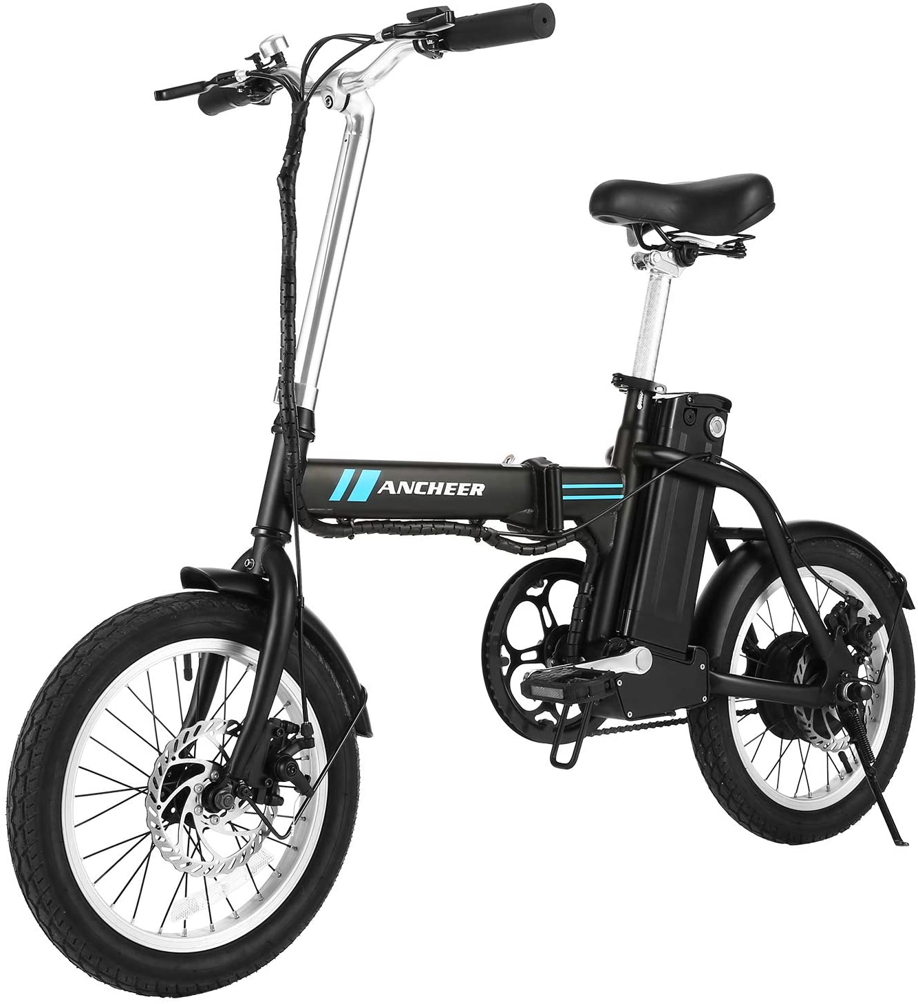 ANCHEER Removable Lithium-Ion Battery Electric Commuter Bike, 3-Speed