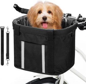ANZOME Easy Clean Pet Bike Basket