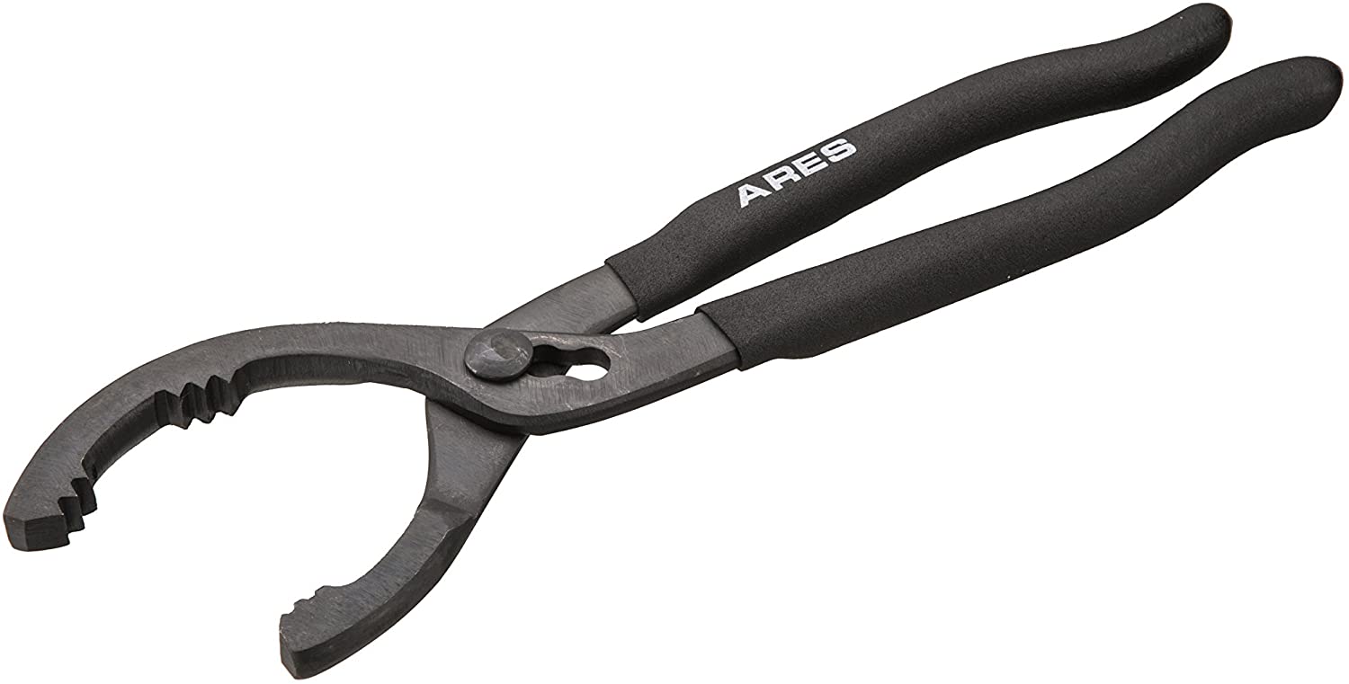 ARES 70014 Adjustable Oil Filter Plier Wrench, 12-Inch