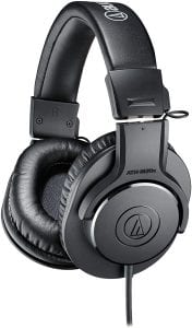 Audio-Technica ATH-M20x Wired Noise Cancelling Headphones