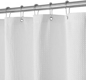 Barossa Design Waffle Weave Fabric Bathroom Shower Curtain