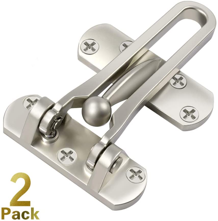 CRANACH Swing Bar Reinforcement Door Lock, 2-Pack