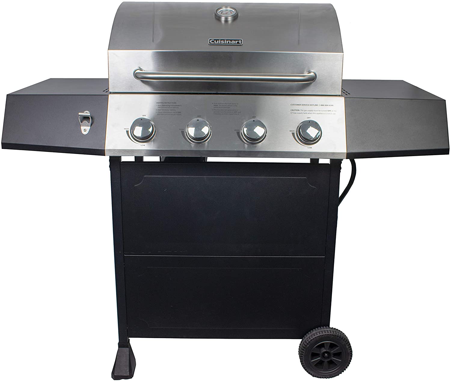 Cuisinart CGG-7400 Full-Size Cast-Iron Gas BBQ Grill