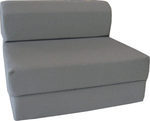 D&D Futon Sleeper Chair Foam Tri Fold Bed