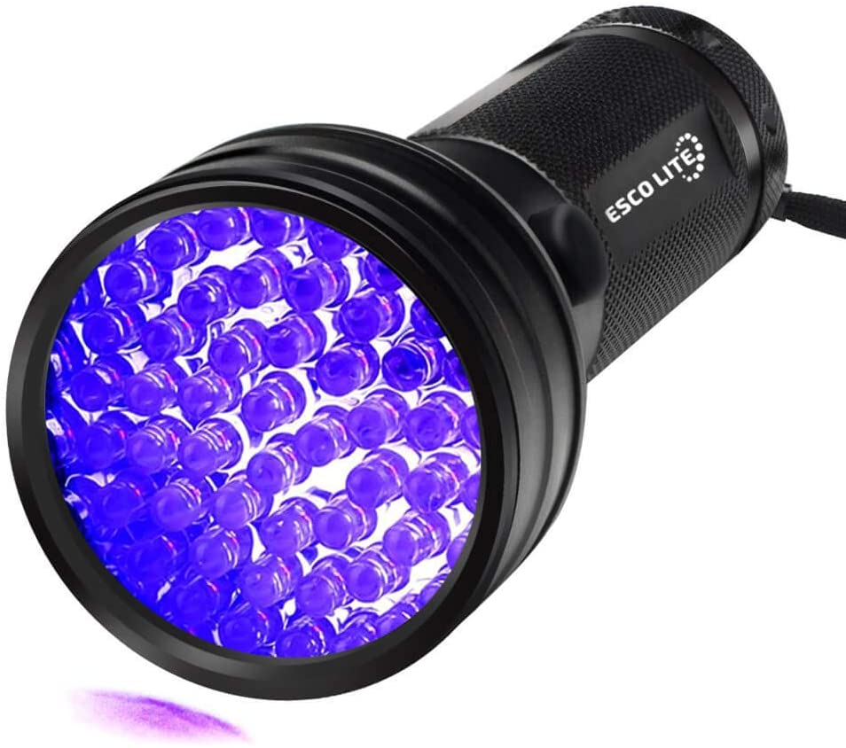 7B2B Flashlight Torch Practical UV Ultraviolet Hiking Outdoor Light 