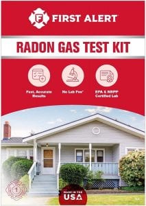 First Alert RD1 EPA Certified Visual Alarm Radon Detector