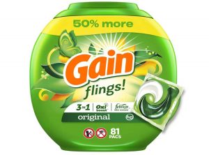 Gain flings! Original Liquid Laundry Detergent, 81-Count