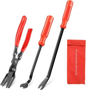 GOOACC Spring Loaded Long Handled Trim Removal Tool Kit, 3-Piece
