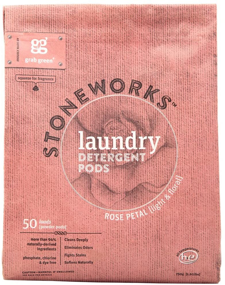 Grab Green Stoneworks Dye-Fre Natural Detergent, 50-Loads