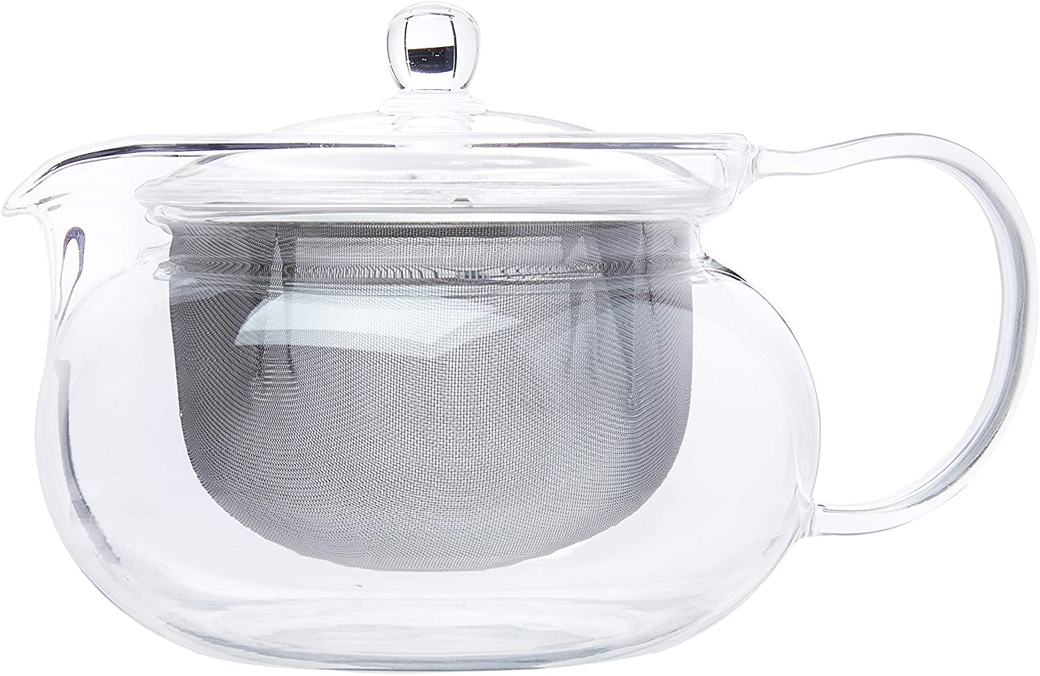 Hario Cha Kyusu Maru Dishwasher Safe Tea Pot Kettle, .7-Liter