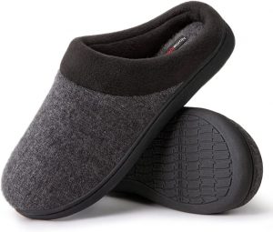HomeIdeas Woolen Ventilated Fabric Men’s Slippers