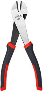 IGAN Ultra Tough & Durable Spring-Loaded Mechanism Diagonal Cutters, 7-Inch