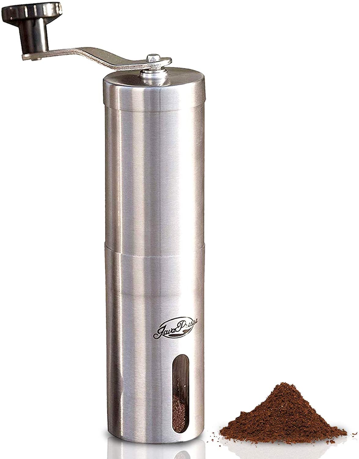 Office and Travel SULIVES Stainless Steel Manual Coffee Grinder with Adjustable Ceramic Conical Burr Ideal for Home 
