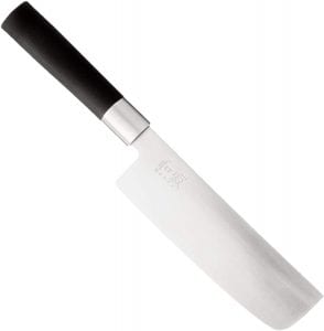 Kai 6716N Wasabi Black Nakiri Knife, 6.5-Inch