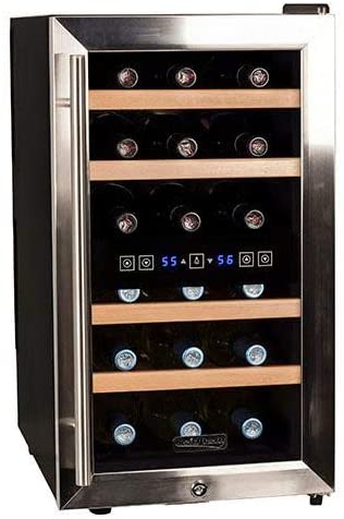 Koldfront TWR187ESS Free Standing Dual Zone Wine Cooler