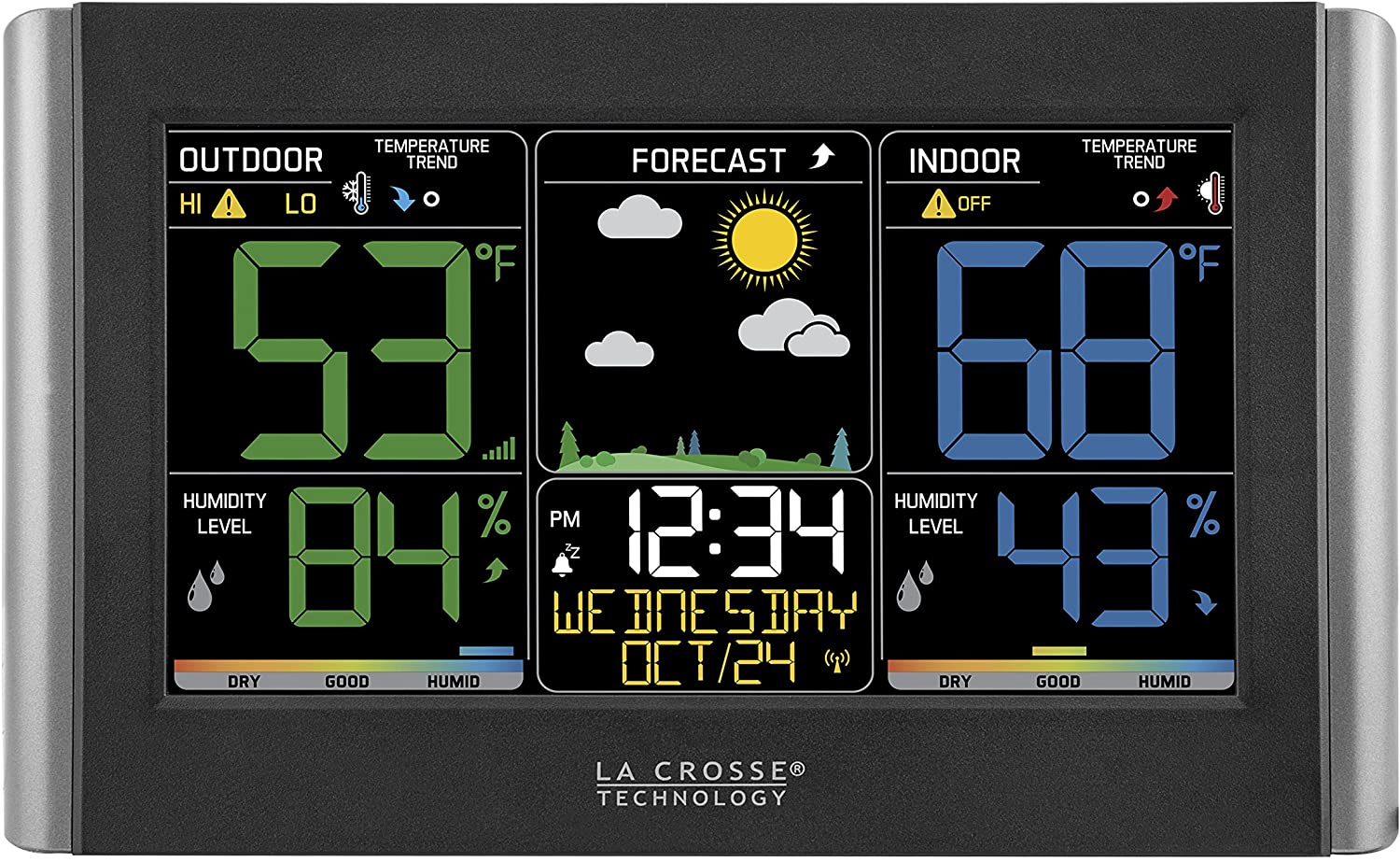 La Crosse Technology C85845-1 Color Wireless Forecast Weather Station