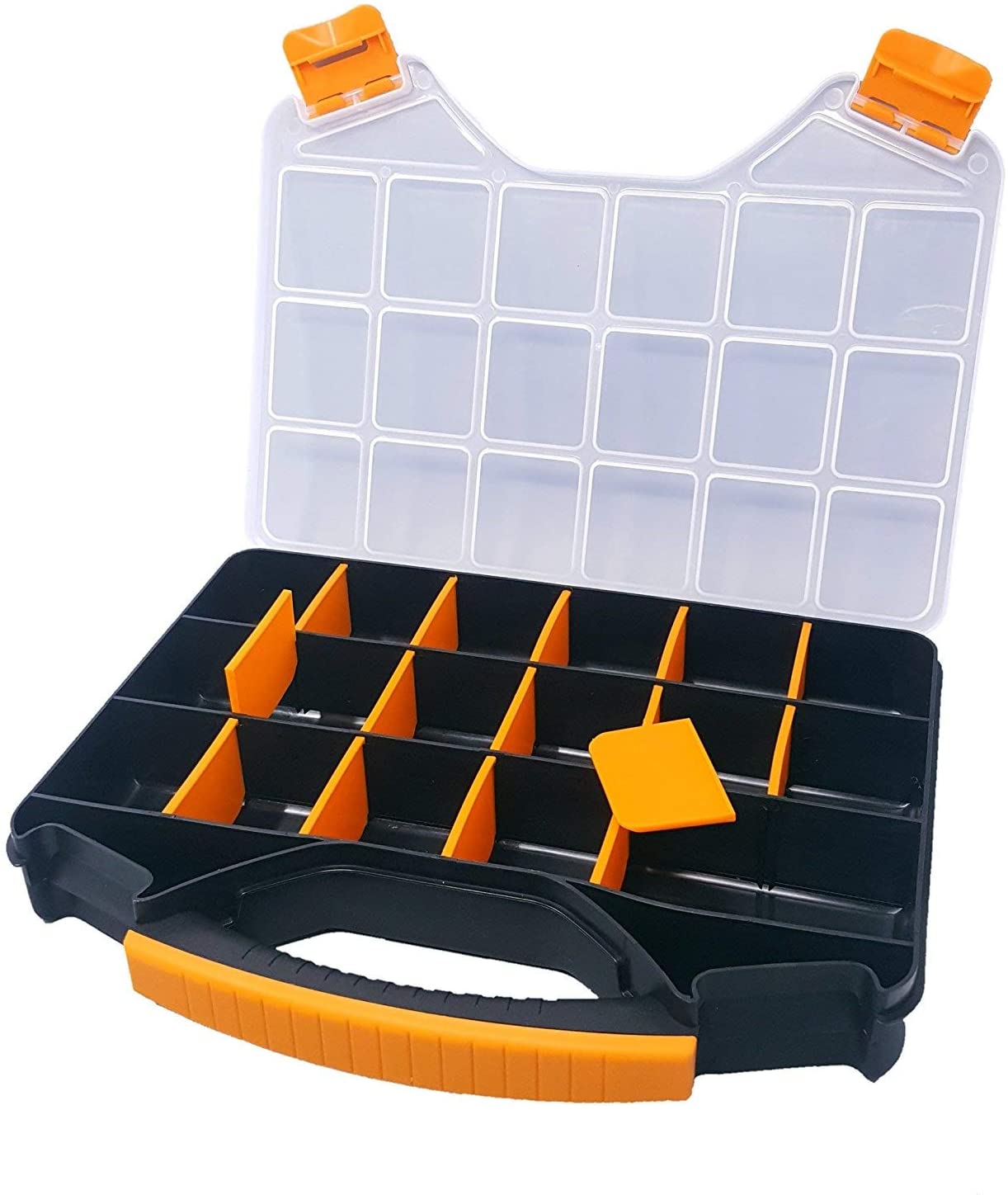 Massca Transparent Portable Storage Organizer Box