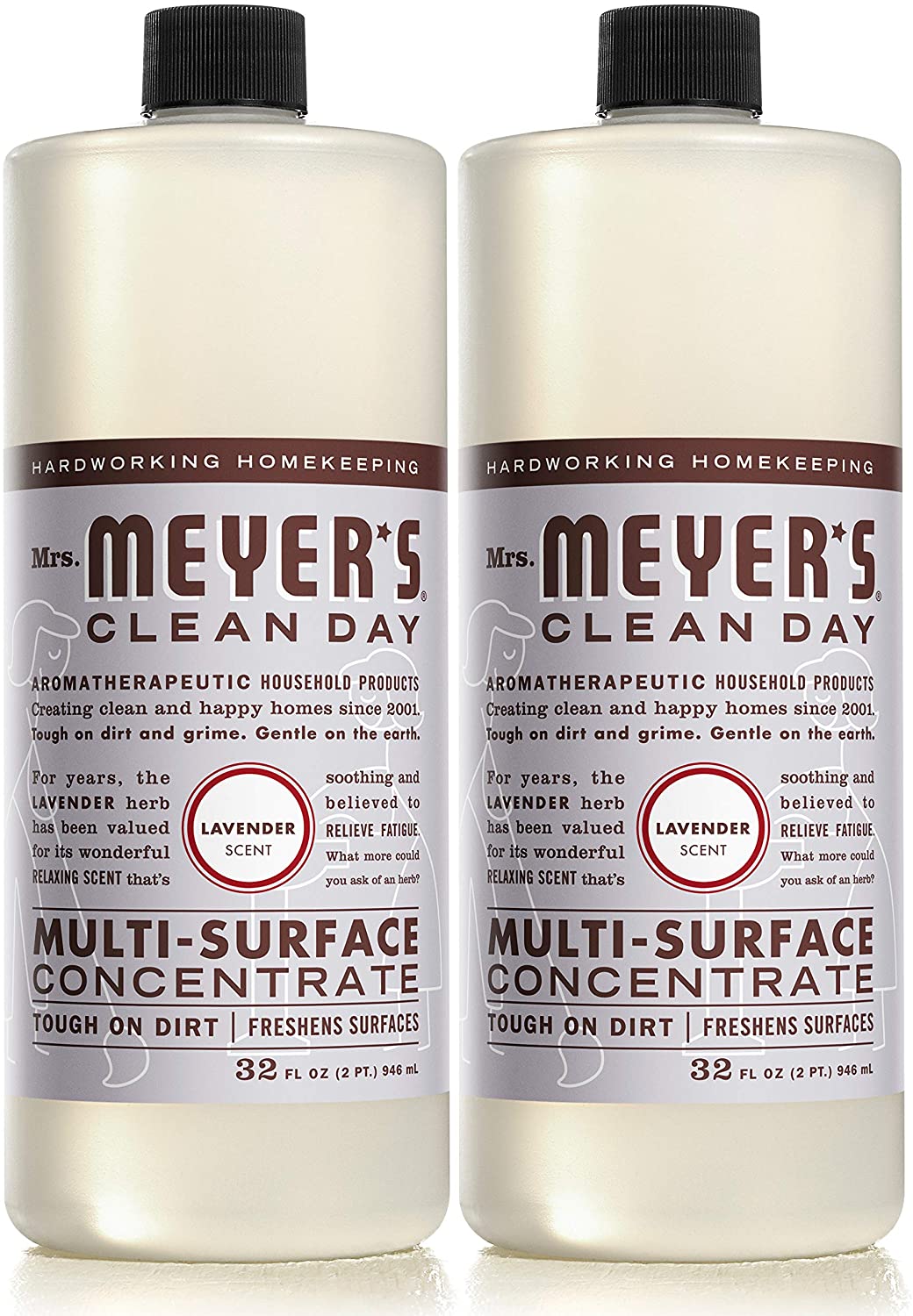 Mrs. Meyer’s Clean Day Biodegradable Formula Mopping Solution, 2-Pack