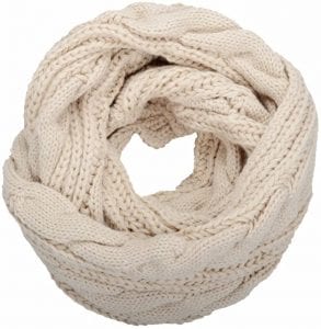 NEOSAN Thick Ribbed Knit Infinity Circle Loop Warm Scarf