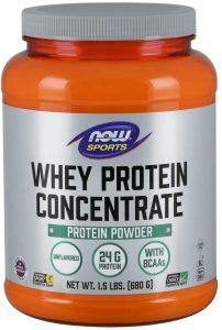 NOW Sports Egg Free Non-GMO Whey Protein Concentrate