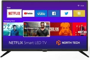 NT North Tech LED HD Streaming Smart TV, 32-Inch