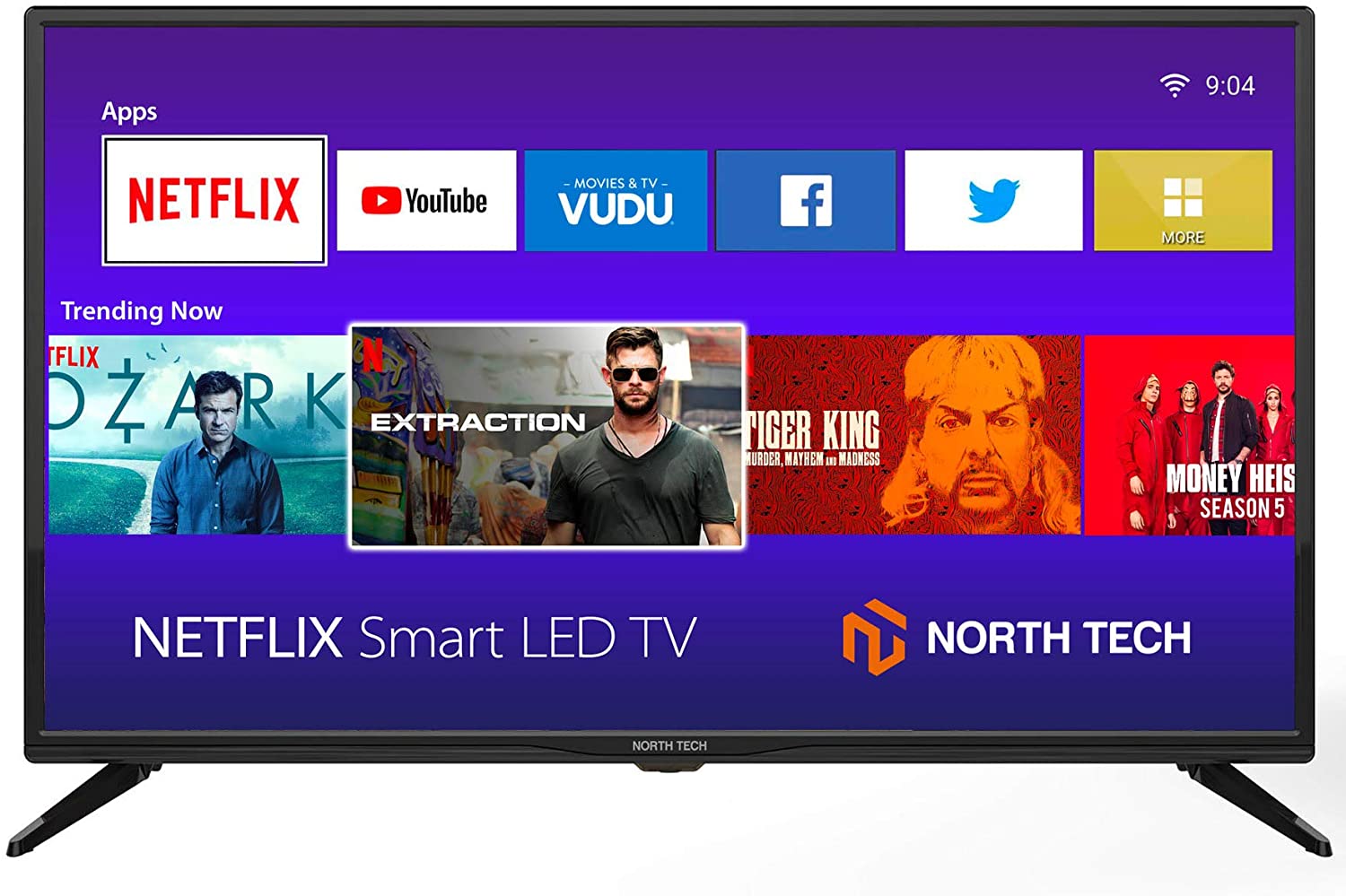 NT North Tech LED HD Streaming Smart TV, 32-Inch