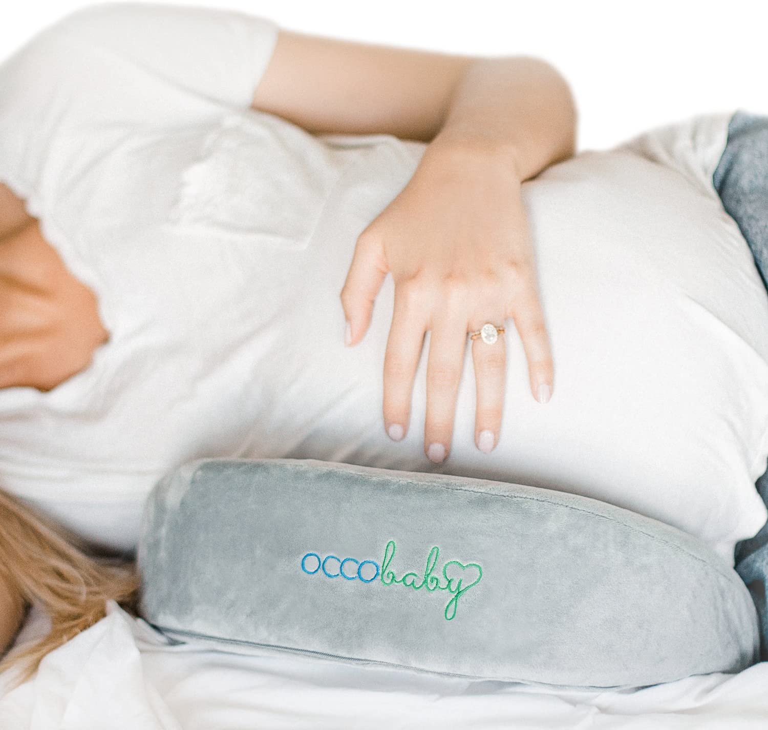 OCCObaby Velvet Wedge Cooling Maternity Pillow
