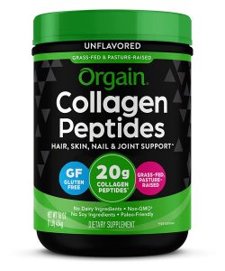 Orgain Gluten Free Collagen Peptides Protein Powder, 16-Ounce
