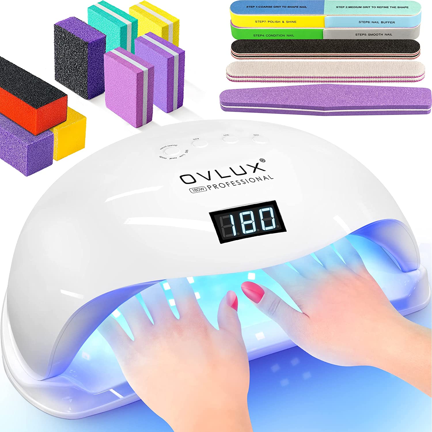 OVLUX SUN5 Smart Sensor Energy Saving Nail Dryer