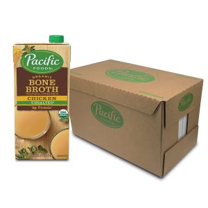 Pacific Foods Unsalted Chicken Bone Broth, 12-Pack