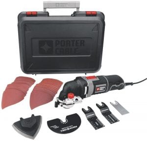 PORTER-CABLE PCE605K 3-Amp Corded Oscillating Multi-Tool, 31-Piece