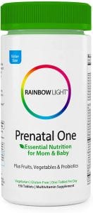 Rainbow Light Non-GMO Vegetarian Superfood Prenatal Vitamin, 150-Count