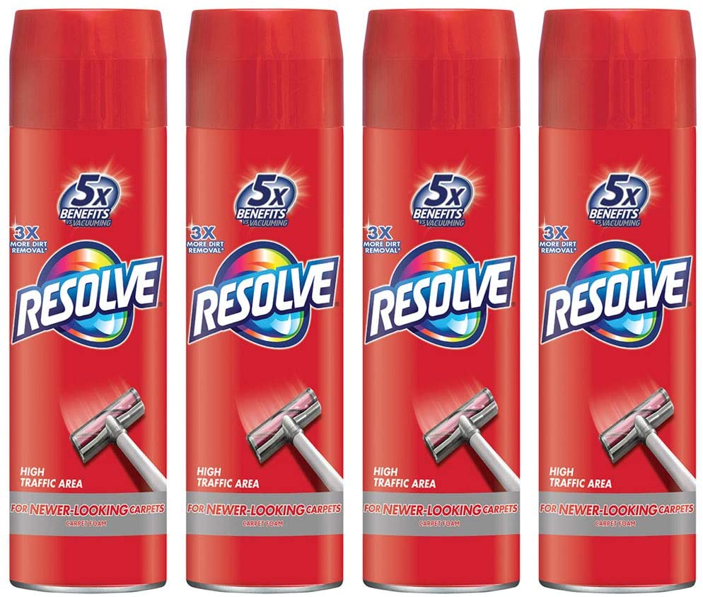 Resolve Anti-Dirt Carpet Stain Remover, 4-Pack