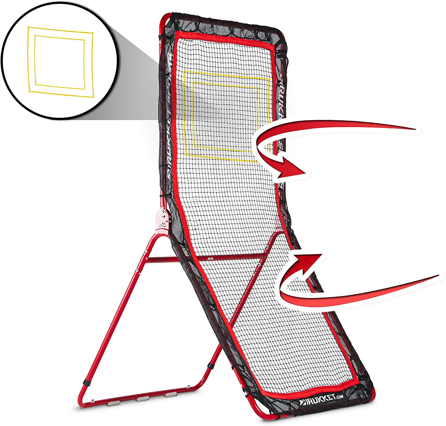 Multi-Sport Details about   RapidFire RF150 Rebounder Double-Sided Portable Rebound Net 