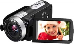 SAULEOO 4K 30MP Digital Video Camera Camcorder