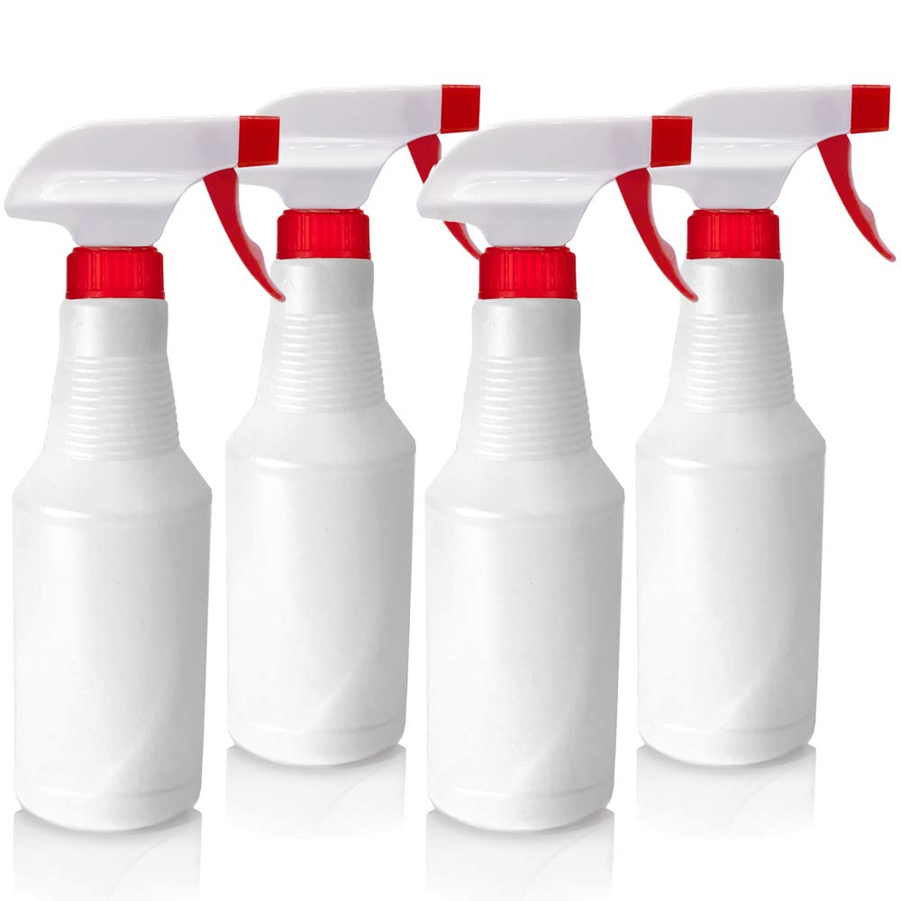 Solid Commercial Spray Bottle, 4-Pack
