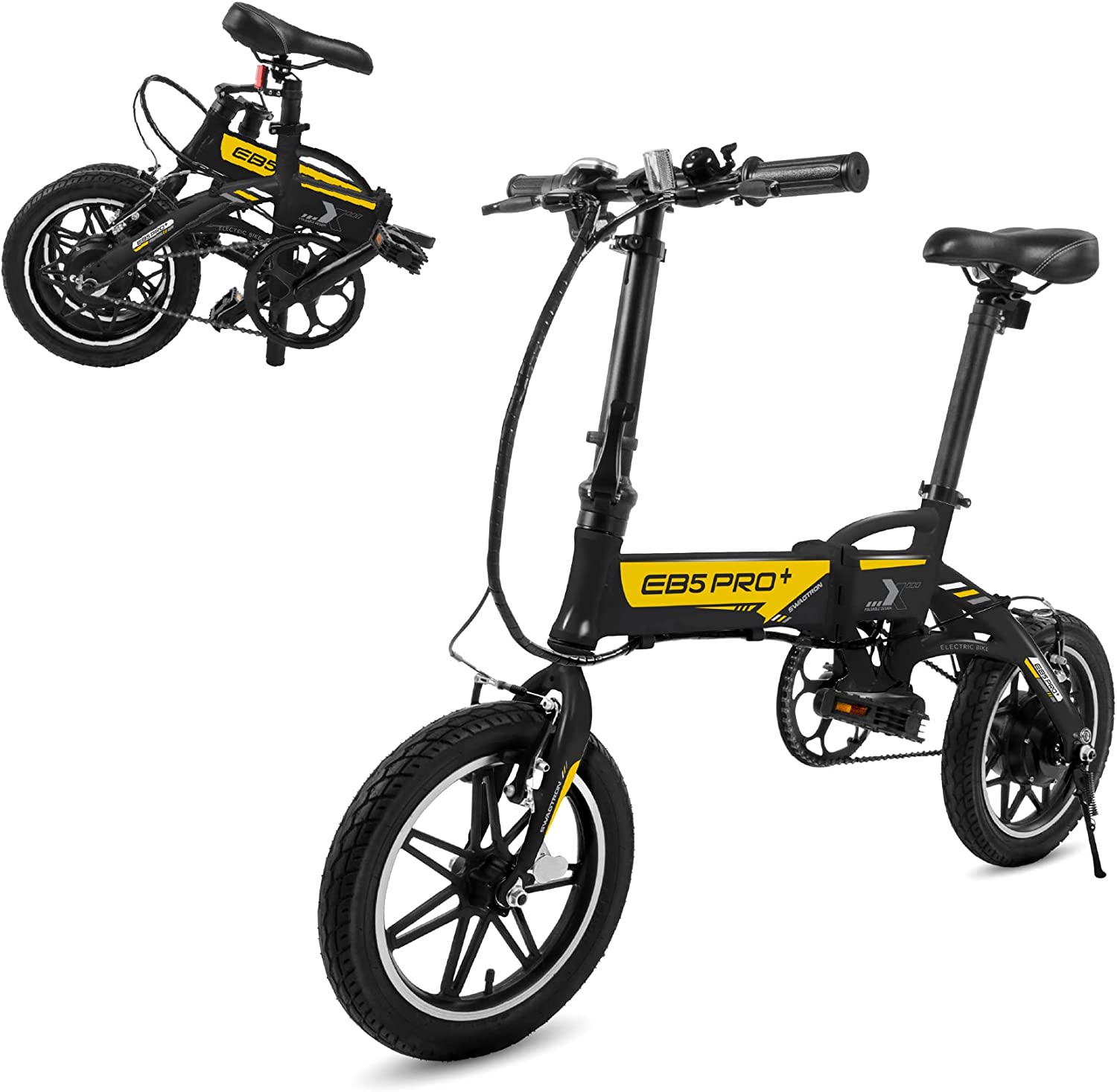 SWAGTRON Swagcycle EB5 Easy Carry Fold & Go Bike, 1-Speed