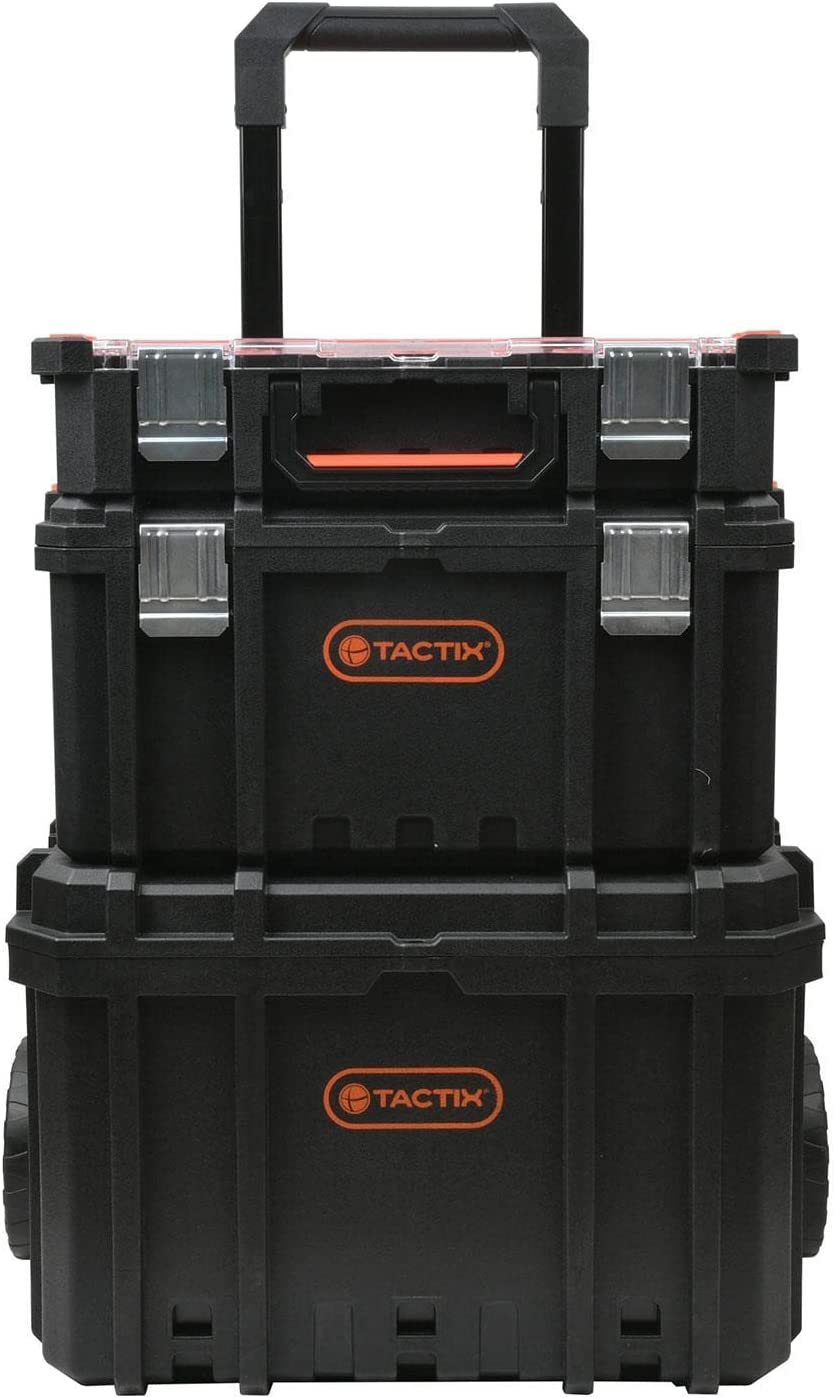 Tactix Lift-Out Tray Portable Storage Organizer Box